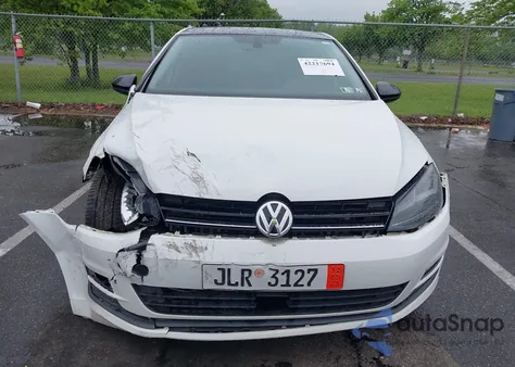 2017 Volkswagen Golf Tsi S 4-Door/Tsi Se 4-Door/Tsi Sel 4-Door/Tsi Wolfsburg Edition 4-Door из США, поврежденный, VIN 3VW217AU9HM026151